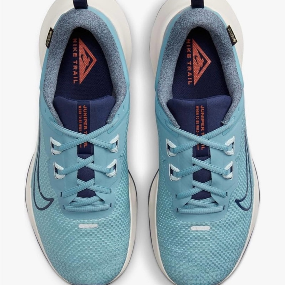 Nike Juniper Trail 2 GTX V2 Mens Size 10 Denim Turquoise Blue HM9734 402 - Picture 9 of 9